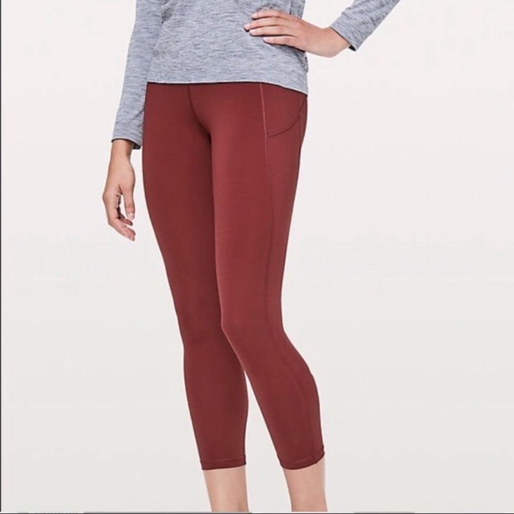 Lululemon 7/8 crop leggings size 2